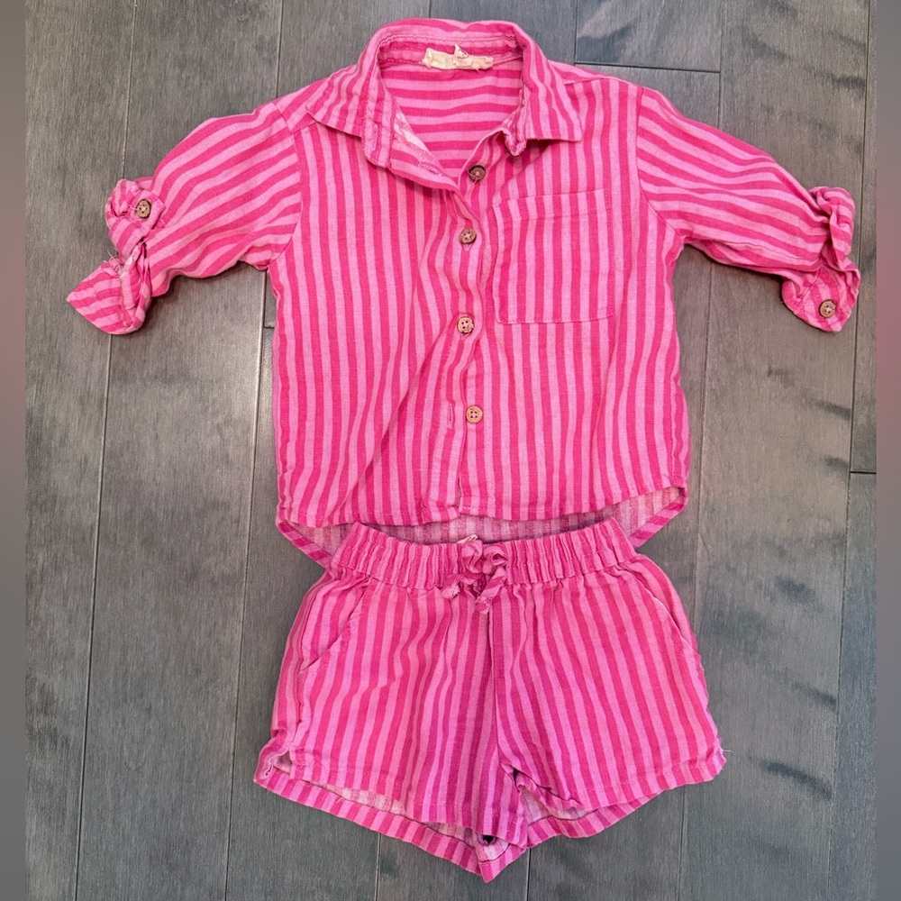 Jessica Simpson toddler Pink Shirt and Shorts Set